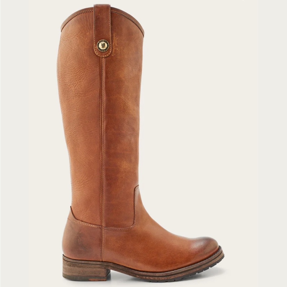 Frye Melissa double sole Lug pull on ridding boot